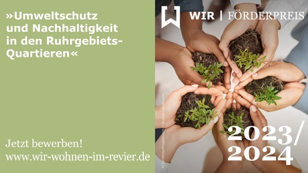 Förderpreis für „Umweltschutz und Nachhaltigkeit in den Ruhrgebiets-Quartieren“